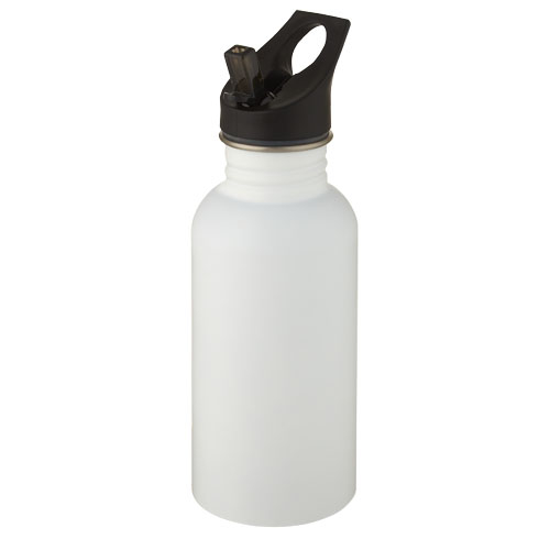 Bouteille de sport personnalisable 500 ml Lexi Blanc