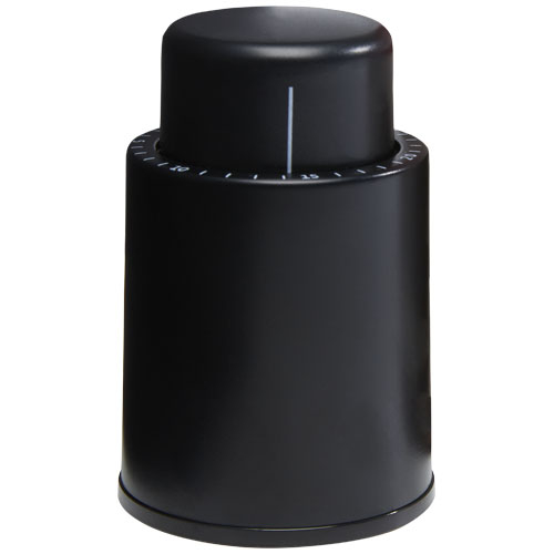 Bouchon stoppeur personnalisé bouteille de vin Sangio Noir