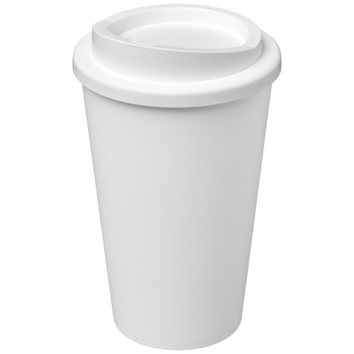 Gobelet personnalisé isotherme et couvercle 350 ml Americano® Blanc