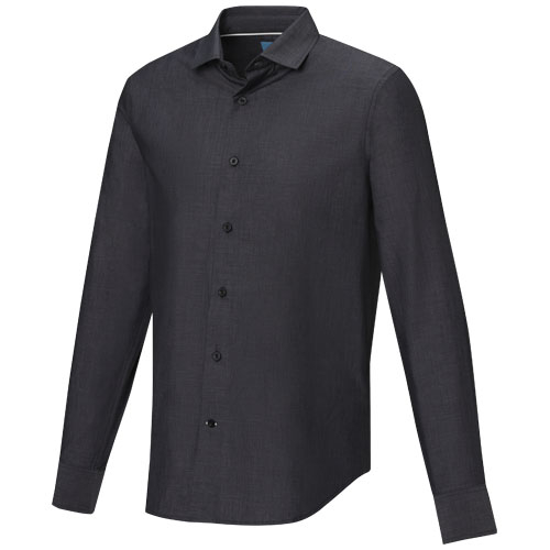Chemise personnalisable coton GOTS homme 160g - Cuprite Noir