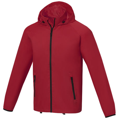 Veste pluie légère personnalisable homme Dinlas Rouge