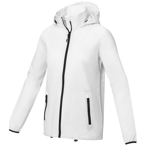 Veste pluie personnalisable et légère femme Dinlas Blanc
