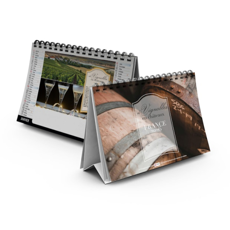 Chevalet publicitaire standard 7 feuillets - Vendange