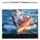 Calendrier illustré publicitaire - Voile sportive