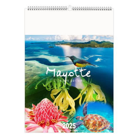 Calendrier illustré publicitaire - Mayotte