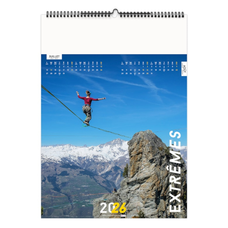 Calendrier illustré publicitaire - Extrêmes