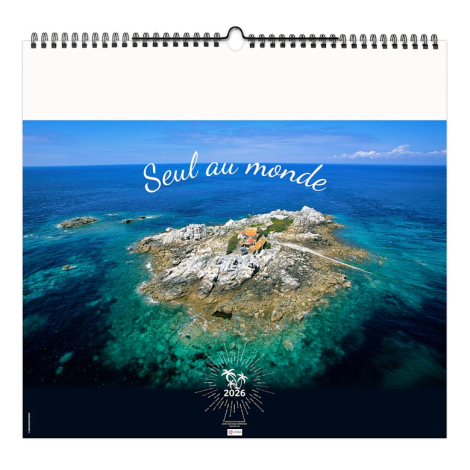 Calendrier illustré publicitaire - Seul au monde