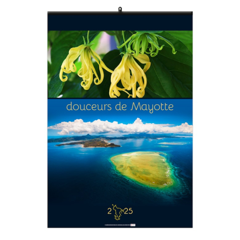 Calendrier illustré publicitaire - Douceurs de Mayotte
