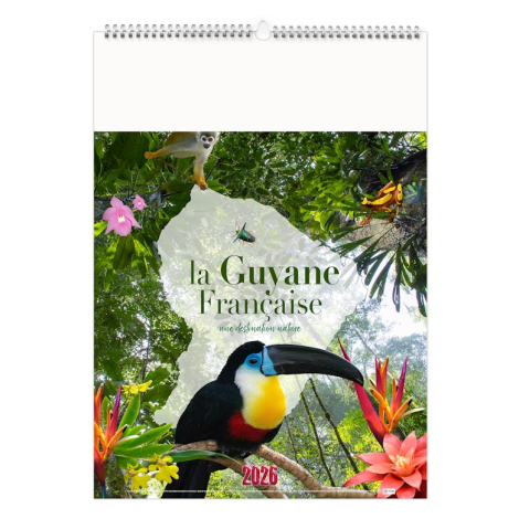 Calendrier illustré publicitaire - Guyane