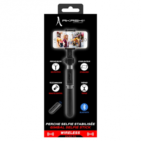 Perche selfie Bluetooth publicitaire anneau lumineux - KYORI/YUBIWA