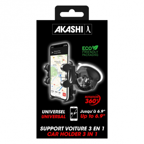 Support voiture publicitaire 3-en-1 smartphone 6.8" YUNIBA