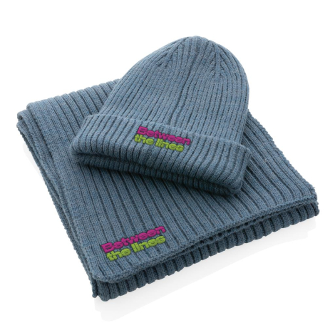 Écharpe tricotée personnalisée 180x25cm Impact Polylana®