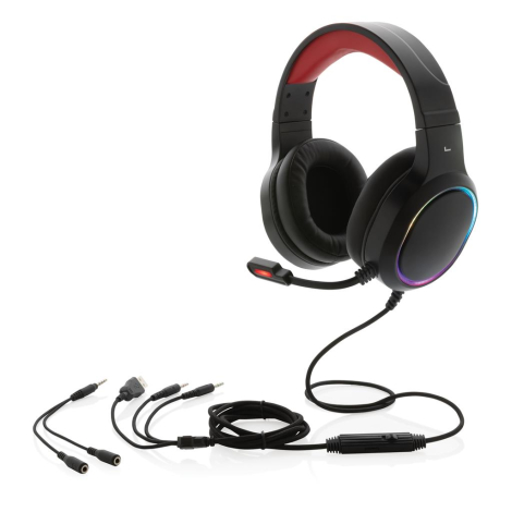 Casque de gaming personnalisable RGB