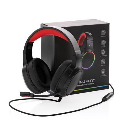 Casque de gaming personnalisable RGB