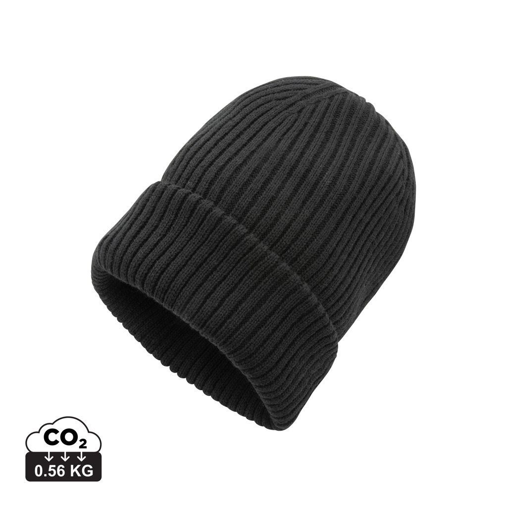 Bonnet personnalisé double épaisseur Impact Polylana® Noir