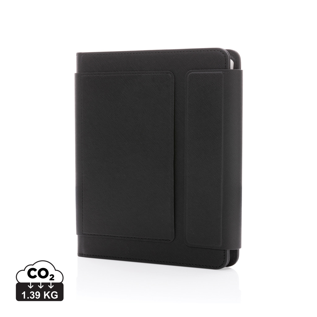 Conférencier personnalisé A5 Swiss Peak Heritage en rPU Noir