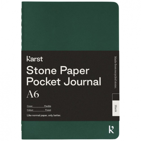 Carnet souple A6 personnalisable papier de pierre - Vierge Karst®