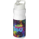 Bouteille de sport à couvercle 650ml personnalisée H2O Active® Base