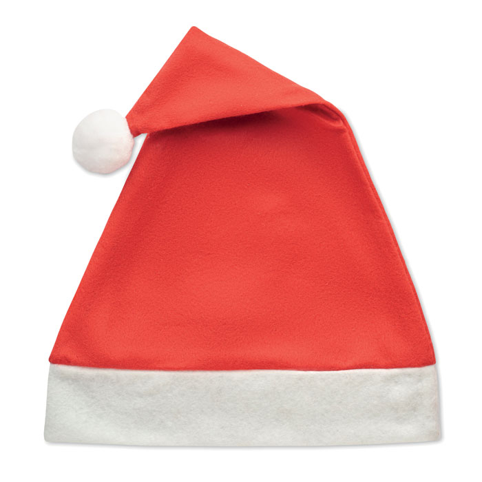Bonnet de Noël personnalisable en RPET Rouge