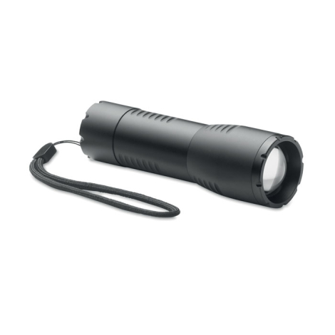 PD® - Mini lampe de poche - Lampe de poche LED - COB - 4 modes d'éclairage  - noir 