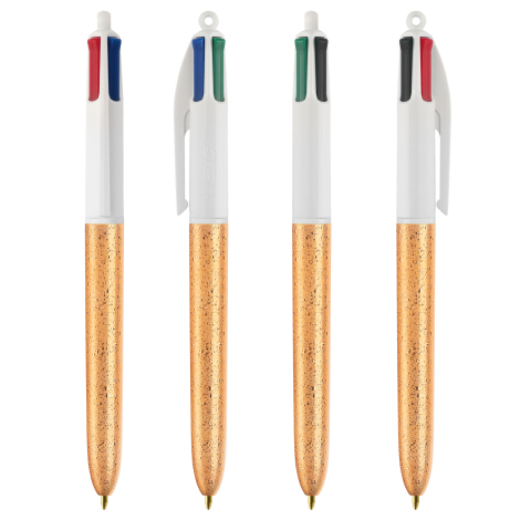 Stylo à bille BIC® 4 Couleurs publicitaire Glacé