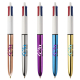 Stylo bille 4 couleurs publicitaire BIC® Shine