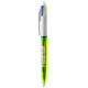 Stylo publicitaire BIC® 4 couleurs Fluo