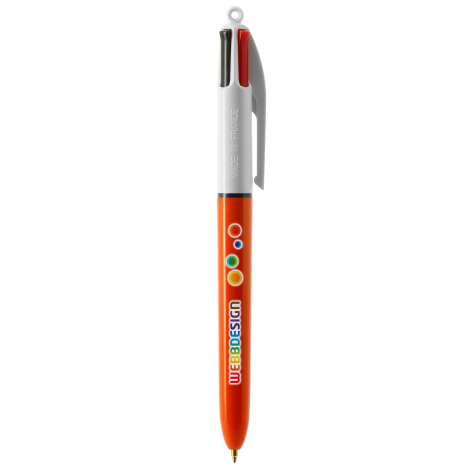 Stylo BIC® publicitaire 4 couleurs Fine