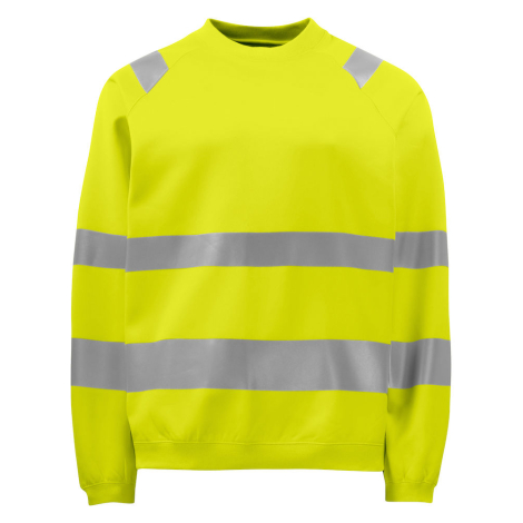 Sweatshirt publicitaire haute visibilité col rond - 300g