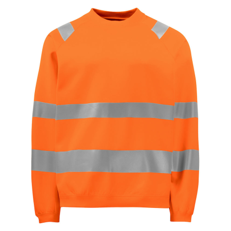 Sweatshirt publicitaire haute visibilité col rond - 300g