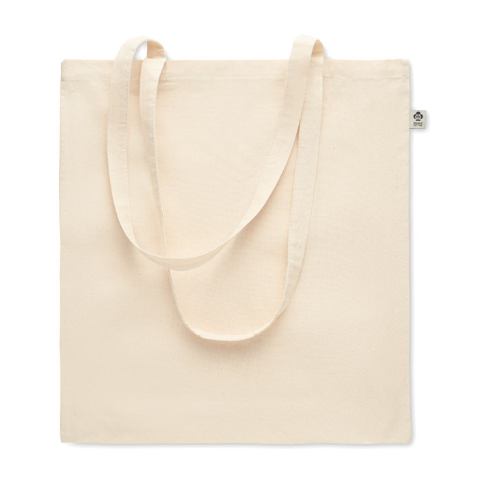 Sac shopping personnalisable coton bio 180g Beige