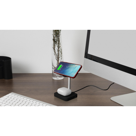 Chargeur publicitaire magnétique à induction 15W + 5W