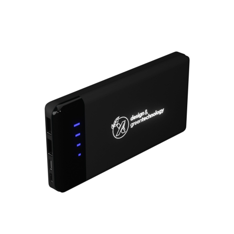 Powerbank publicitaire éco Solaire 8000 mAh induction 5W