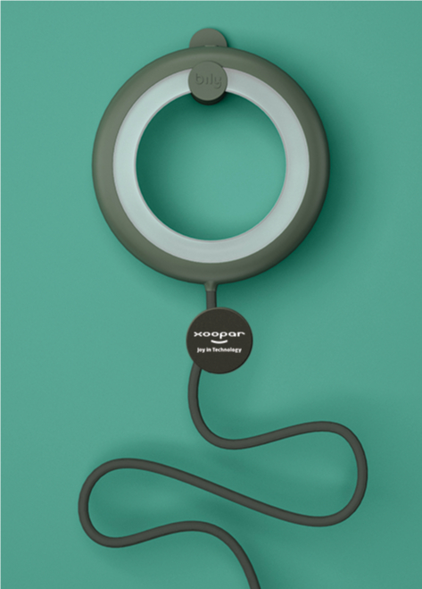 Lampe à selfie publicitaire portable Xoopar® Bily Vert