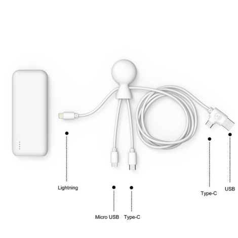 Pack de chargement 7000 mAh promotionnel Xoopar® Mr Bio HEPTA