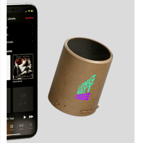 Enceinte carton personnalisable 3W Jukebox