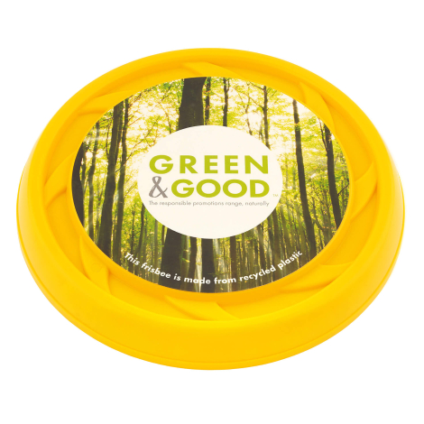 Frisbee personnalisable en plastique recyclé