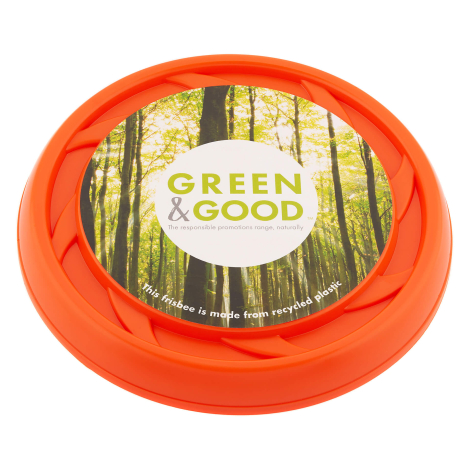 Frisbee personnalisable en plastique recyclé