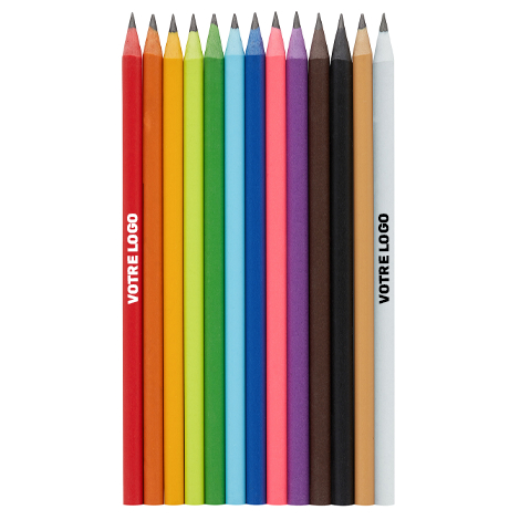 Crayon de papier publicitaire recyclé
