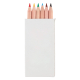Boîte de 6 crayons de couleurs durable et publicitaire