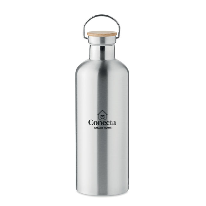 Gourde Isotherme Inox Double Paroi Sumeet - 1500 Ml - Argentée