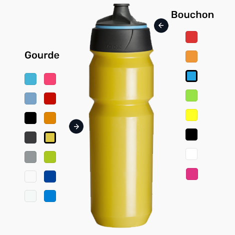 Bidon publicitaire 500 ou 750 ml - Shiva PREMIUM