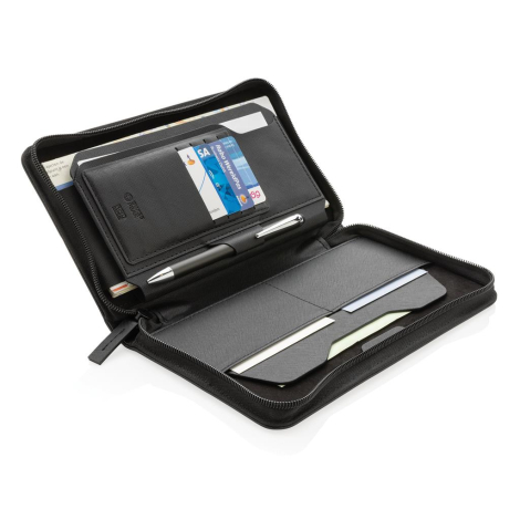 Portefeuille voyage RFID publicitaire Swiss Peak Heritage Portefeuille voyage RFID publicitaire Swiss Peak Heritage