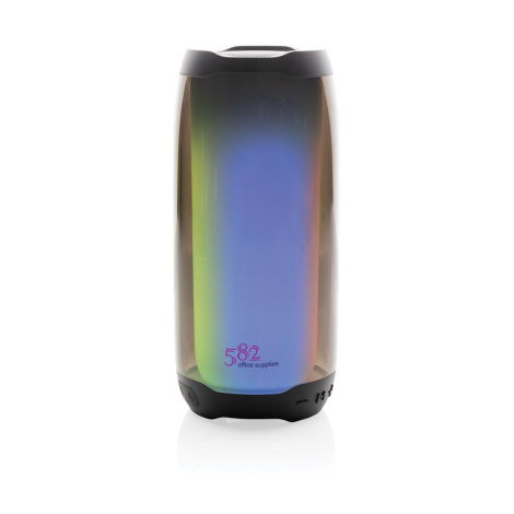 Enceinte promotionnelle Lightboom 10W en ABS recyclé