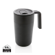 Mug publicitaire inox et PP recyclé avec poignée 480 ml