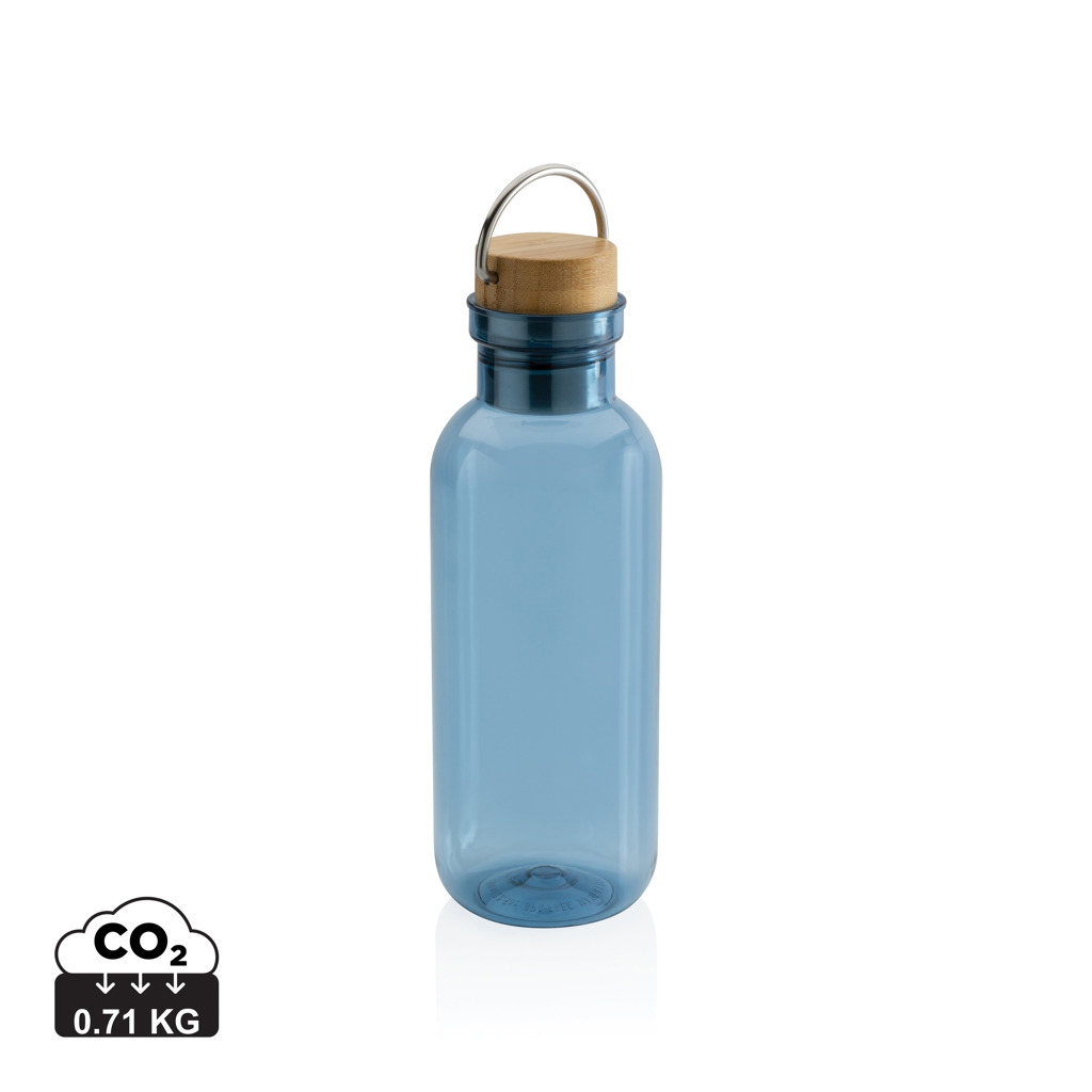 Bouteille d'eau promotionnelle 680ml en rPET Bleu