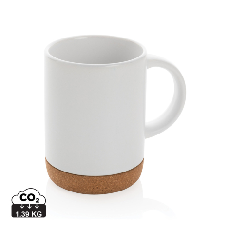 Mug mat publicitaire base en liège 280 ml