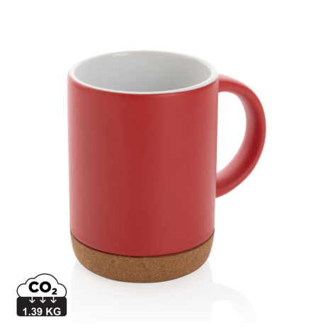 Mug mat publicitaire base en liège 280 ml