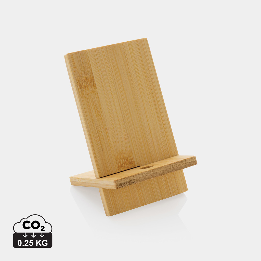 Support pour smartphone publicitaire Marron