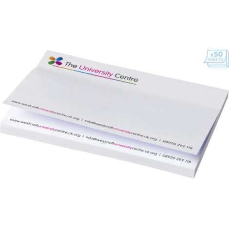 Feuilles auto-collantes promotionnelles 15 x 10 cm